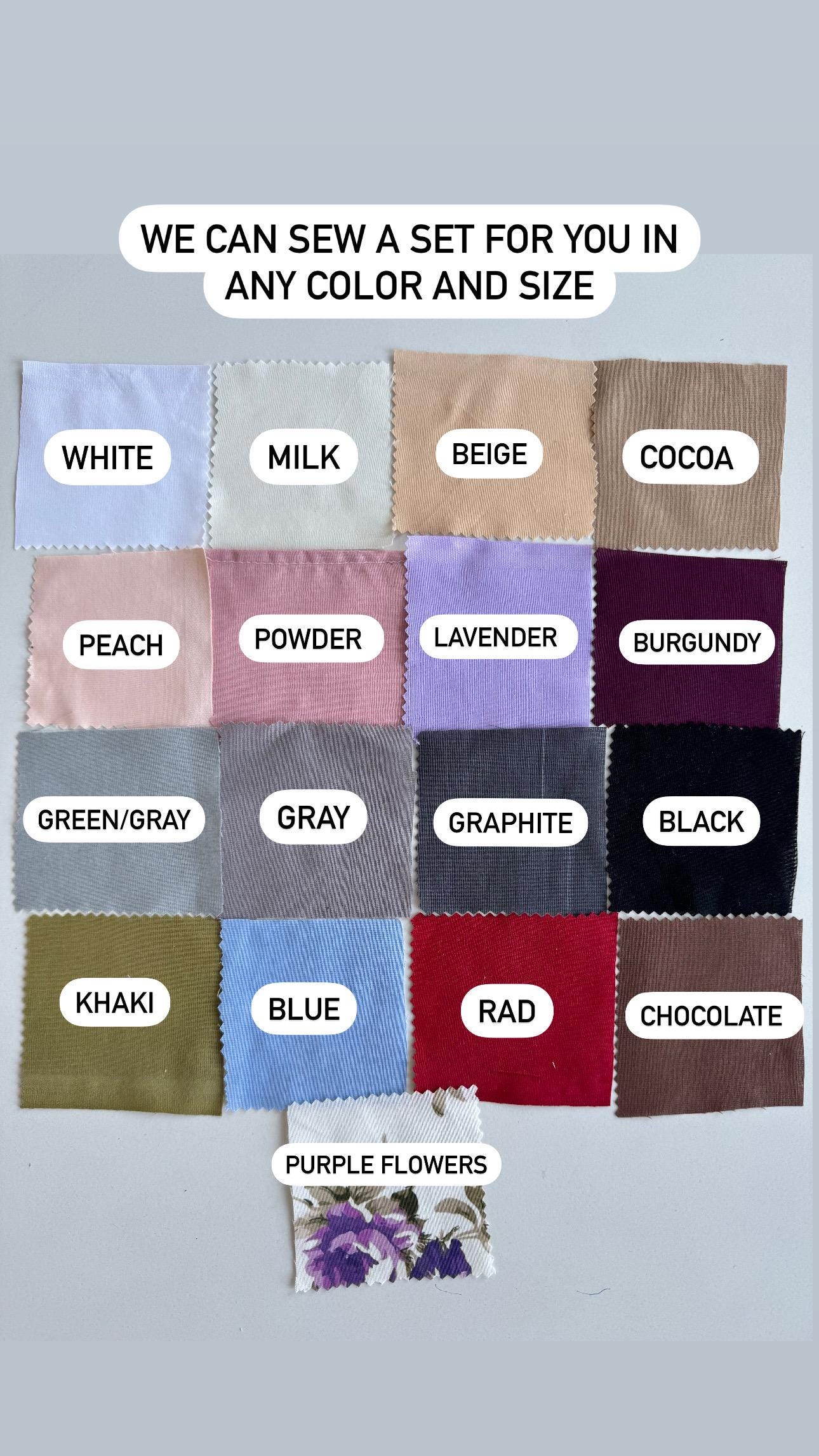Solid Color Fitted Sheet - Elastic Bed Sheet for Comfortable Sleep ...