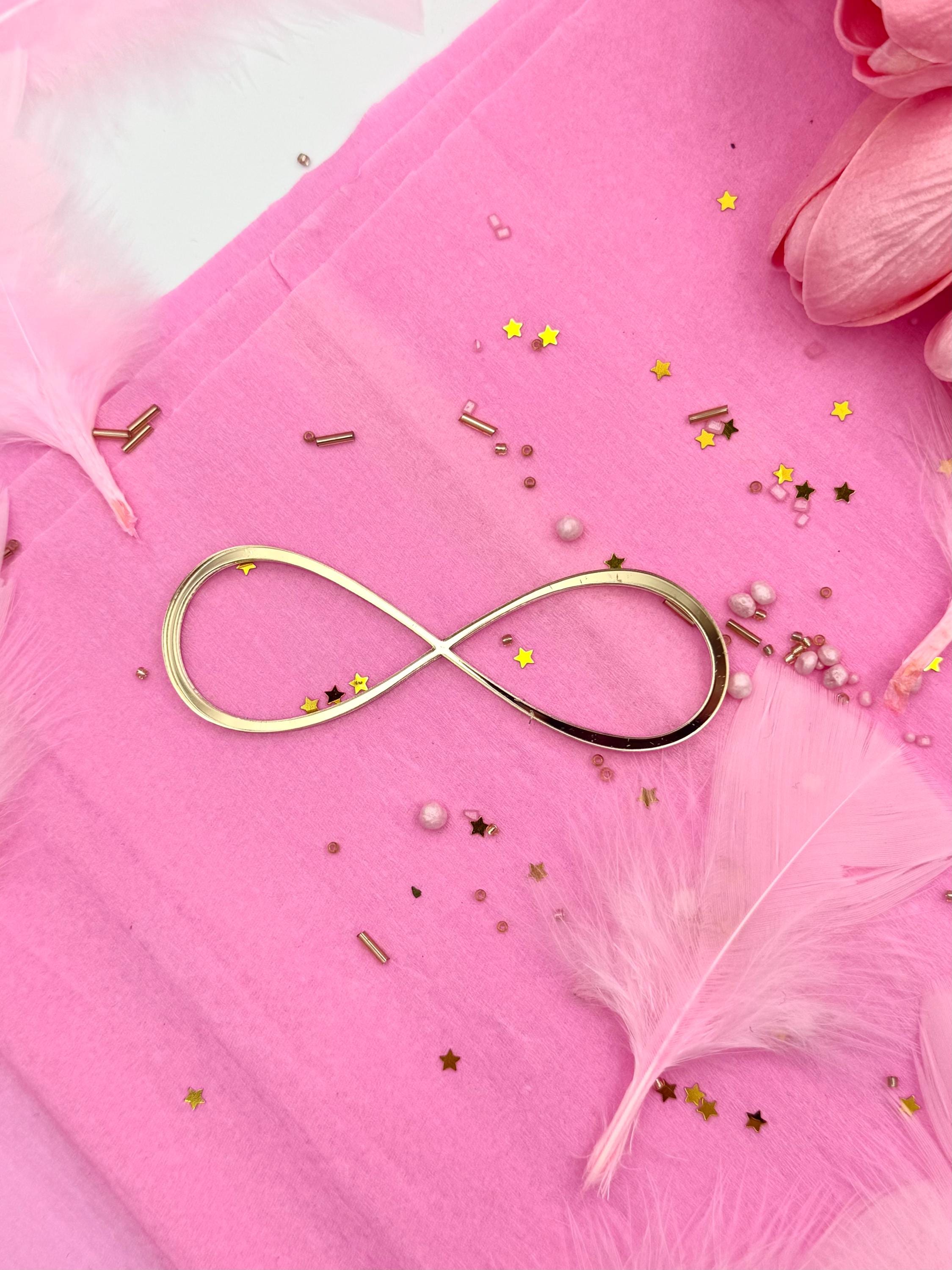 MINIOWELOVE | décoration de gâteau classique INFINITY | gâteau de mariage infini doré | infini pour gâteau | infini doré pour un gâteau | infinité dor