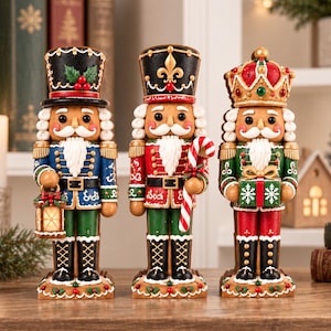 Gingerbread Nutcracker Wooden Block, Christmas Shelf Decor, Holiday Mantel Decoration, Nutcracker Lover Gift, Christmas Home Decor,Xmas Gift