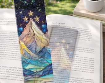 Fantasy Suncatcher Bookmark, Dragon Bookmark, Fantasy Book Lover Gift, Gift For Reader, Book Accessory