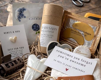 Self Care Gift Box, Relaxation Pamper Hamper, Spa Set, Birthday, Get Well Soon