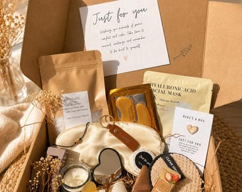 Luxury Self Care Gift Box | Pamper Hamper for Her | Birthday Gift | Thinking of You | Spa Gift Set | Relaxation Box | Personalised Gift