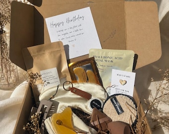 Birthday Spa Gift Box | Self Care Gift for Her | Relaxation Gift Set | Happy Birthday Gift | Pamper Box | Wellness Gift | Best Friend Gift