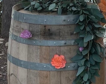 6ft Seeded Eucalyptus Wedding Garland: Rustic Southern Decor