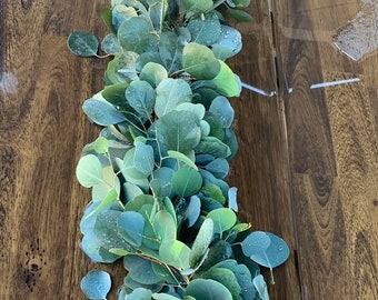 Fresh Eucalyptus Centerpiece: Boho Wedding Table Runner