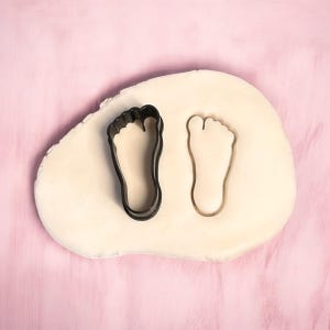 Baby Feet Cookie Cutter: Fondant & Clay