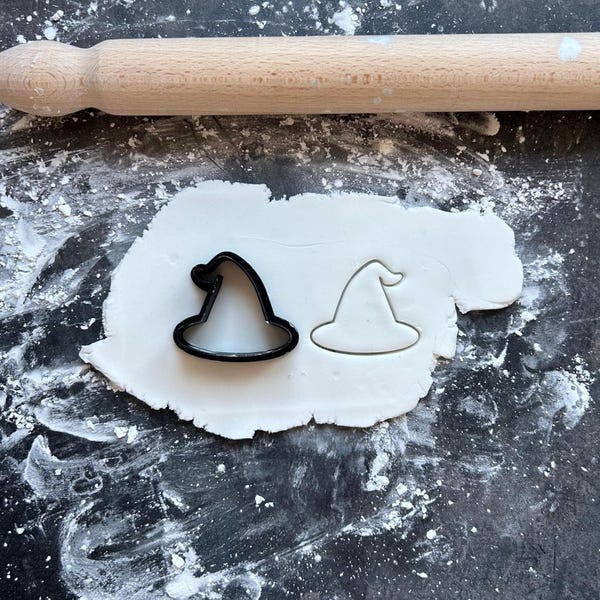 Witches Hat Cookie Cutter: Halloween Baking Tool, Polymer Clay Cutter