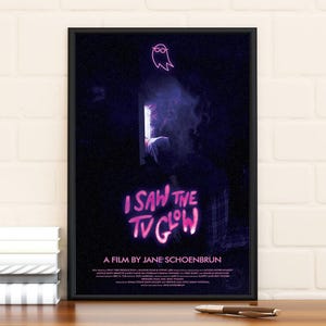 Póster de la película "Vi el resplandor de la televisión", edición limitada, coleccionable, decoración de habitación, decoración del hogar, arte de pared, regalos para él