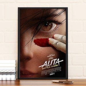 Alita Schlacht Angel Film Poster, Limitierte Auflage Sammler Dekor, Wohnkultur, Wand Kunst, Geschenke für Ihn