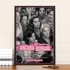 Poster del film Ce Ancora Domani, decorazione da collezione in edizione limitata, decorazioni per la casa, arte murale, regali per lui