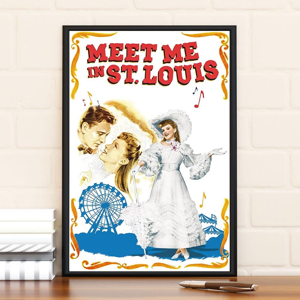 Meet Me in St Louis Poster - Etsy, حجم الصورة 1000x1000