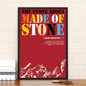 Póster de la película The Stone Roses Made Of Stone, edición limitada, coleccionable, decoración de habitación, decoración del hogar, arte de pared, regalos para él