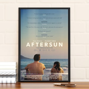 Aftersun Movie 2022 Poster Film Vintage Poster, Limited Edition Sammler Zimmer Dekor, Wohnkultur, Wand Kunst, Geschenke für Ihn