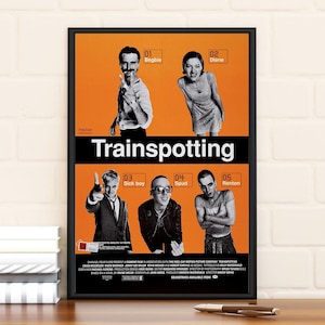 Trainspotting Movie Poster, Limited Edition Collectibl, Wohnkultur, Geschenke für Ihn