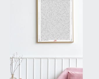 Póster "100 razones por las que te amo", regalo romántico (descarga digital)