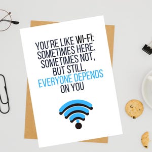 Cartes de collègue sarcastiques drôles Cadeau humour de bureau Téléchargement numérique A5 Blagues sur le lieu de travail Décoration de bureau Idées cadeaux pour collègue Bureau sarcastique