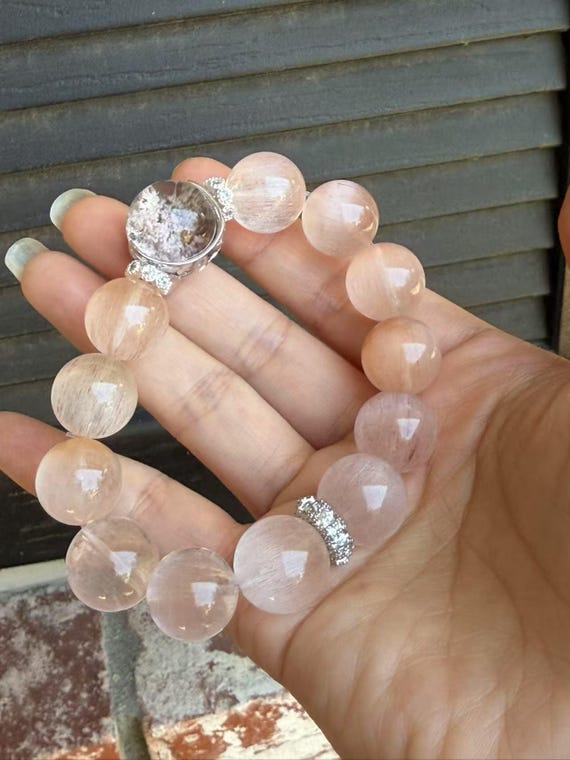 シルバールチルクォーツ ピンクガーデンクォーツ シルバールチルと