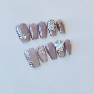 Appuyez sur les ongles taille M