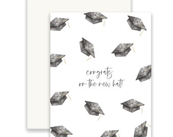 Funny Graduation Card, Congratulations, Graduation cap card