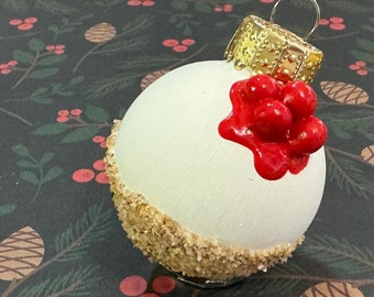 Truffle Ornament: Cherries Jubilee