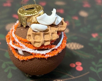Truffle Ornament: Candied Mandarin and Cream