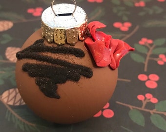 Truffle Ornament: Cocoa Raspberry Cream
