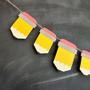 Pencil Banner | Back to School Paper Garland