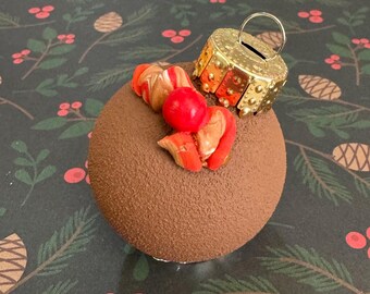 Truffle Ornament: Cherry Maple