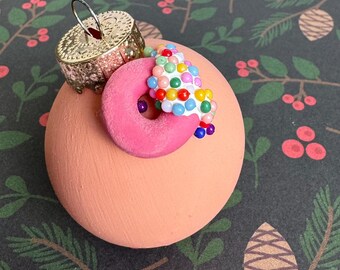 Truffle Ornament: Fruit Loop (pink)