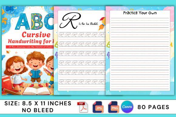 Cursive Handwriting for Kids Editable - Etsy