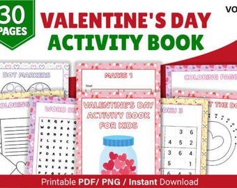 Valentine's Day Activity Book