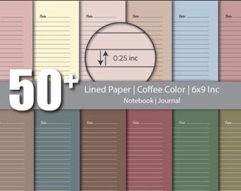 Coffee-Lined Pages | Notebook | Journal