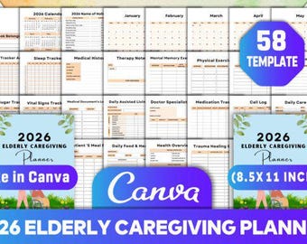 Caregiver Planner Printable PDF: Daily Checklist & Medical Logbook
