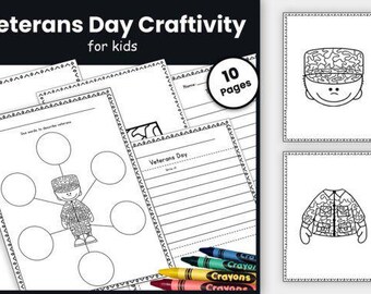 Nov 11th Veterans Day Craft & Printables