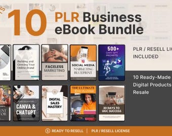 10 Editable PLR EBooks for Online Biz