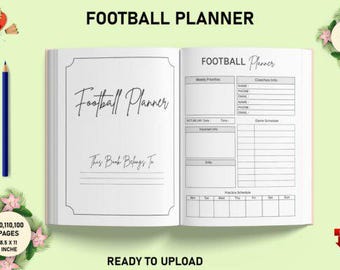 Editable Football Planner for KDP