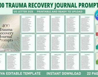 400 Trauma Recovery Journal Prompts