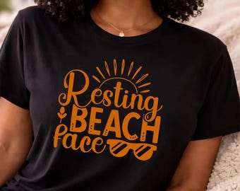 Resting Beach Face Unisex classic tee