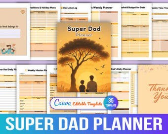 Super Dad Planner - Father's Day Gift