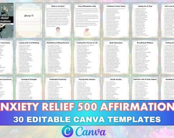 Anxiety Relief – 500 Affirmations