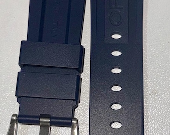panerai watch replacement strap high quality  dark blue 24mm Mens watch