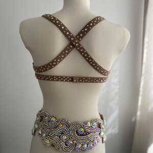 Bellydance Bra and Belt - Etsy