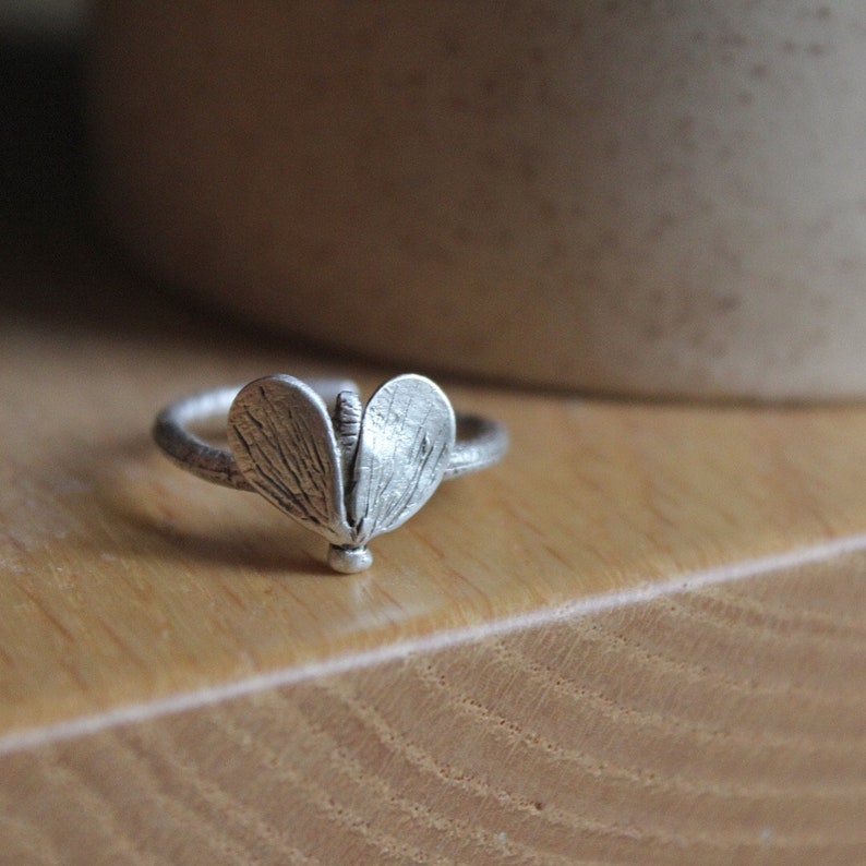 Animal ring Silver Insect ring Bohemian Jewelry Moth ring Gift for animal lover