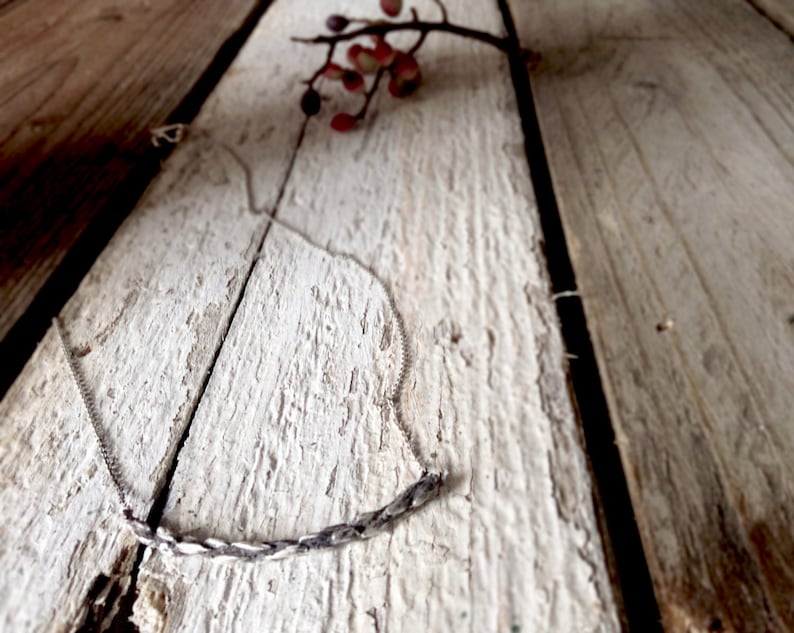 On sale today Silver Bar Necklace Nature inspired necklace-Botanical bar necklace silver Cast Jewelry-Gift for wife-Minimal everyday jewelry