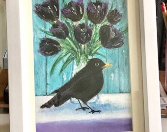 Blackbird print