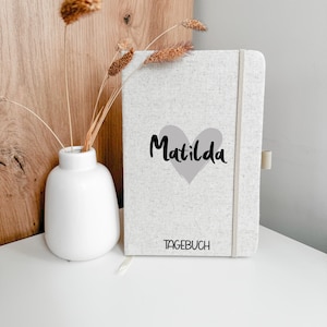 Personalisiertes Notizbuch A5, Geburtstag Geschenk für Mädchen, Tagebuch personalisiert, Planer und Organizer