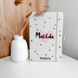 Personalisiertes Notizbuch A5, Geburtstag Geschenk für Mädchen, Tagebuch personalisiert, Planer und Organizer