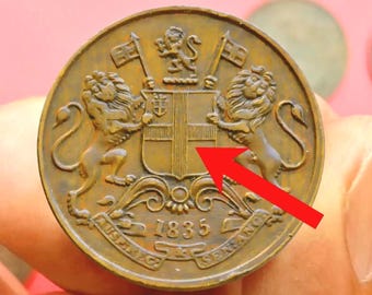 1835 British India East India Company Copper Coin – William IV Era