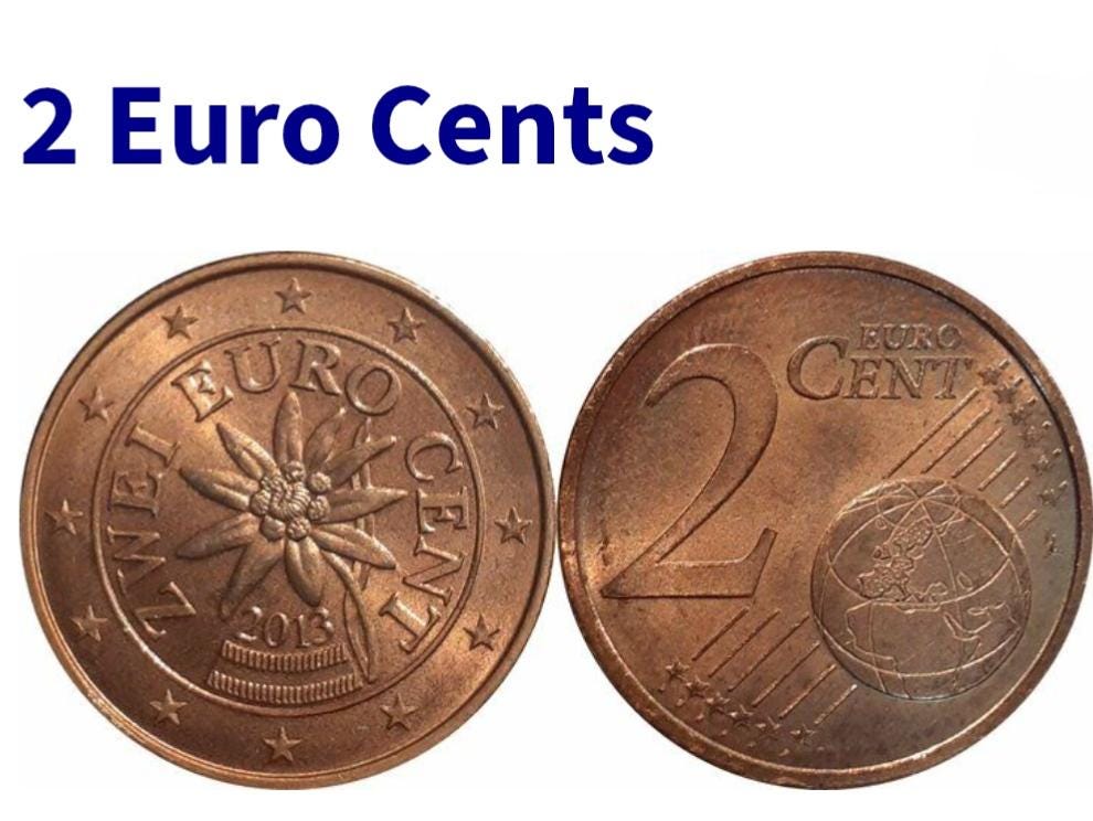 2 euro cent - Etsy 日本