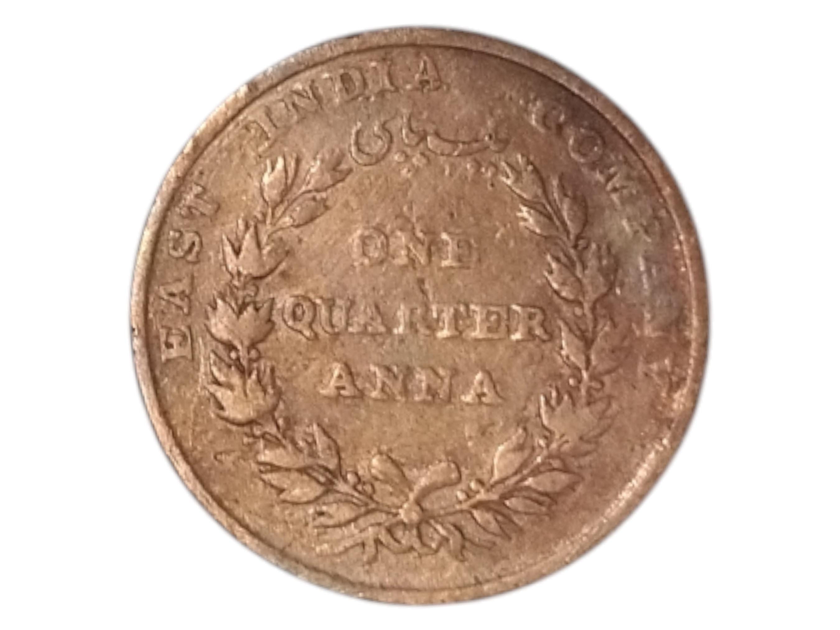 1835 British India East India Company Copper Coin – William IV Era